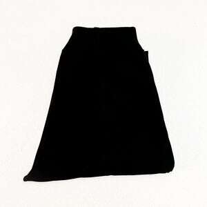 Babaton Atelier Black Slacks Front Slit Hem Skinny Fit Pants Size 0